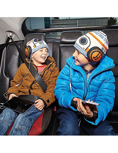 Giochi Preziosi  Berretto con Cuffie Audio Integrate, Tema: Star Wars, Personaggio: BB-8