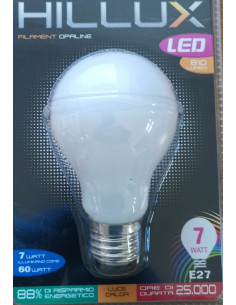 LAMPADA LED FILAMENTO GOCCIA A60 7W A++ E27
