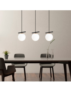 LAMPADARIO ÜZÜMBIANCO E NERO81X15 CM 2