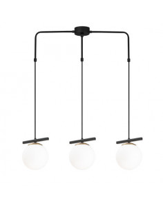 LAMPADARIO ÜZÜMBIANCO E NERO81X15 CM