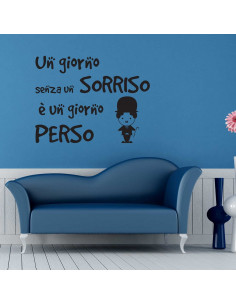 WALLSTICKER UN GIORNONERO45X60 CM 2