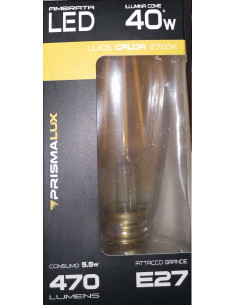 Lampadina Ambrata LED 5.5W E27 ATTACCO GRANDE 470 LUMEN 2