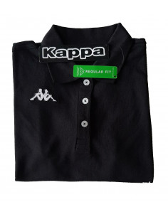 KAPPA POLO DONNA T-SHIRT 302LQY0 LADY 005 BLACK