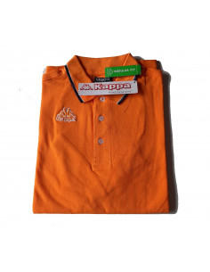 KAPPA POLO UOMO T-SHIRT 30210Z0 HOMINI 955 ORANGE WHITE MARINE