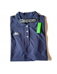 KAPPA POLO DONNA T-SHIRT 302LQY0 LADY 193 BLU MARINE