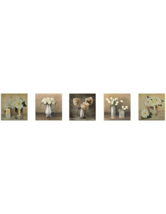 QUADRO DECORATIVO 5 PEZZI IN MDF E LEGNOBIANCO, CR