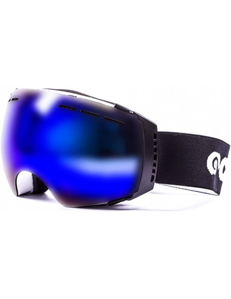 Ocean Sunglasses Aconcagua, Occhiali da Sci, Montatura: Bianco, Lenti: Blu Specchiate, YH, 3502.1