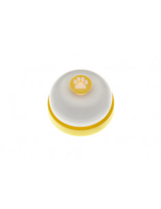 CAMPANELLOGIALLO E BIANCO Ø 7X4,5 CM