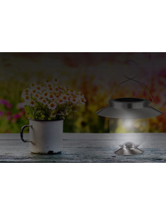 SET 2 LANTERNE SOLARI LEDARGENTO16,5X16,5X22,5 CM 2