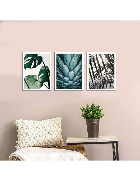 QUADRO DECORATIVO 3 PEZZI IN MDF NATURAMULTICOLORE