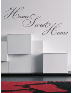 STICKER HOME SWEET HOMENERO55X120 CM