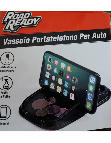 PORTA CELLULARE PER AUTO ANTISCIVOLO