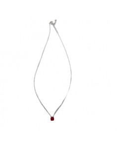 COLLANA CON CIONDOLO CRISTALLI DI SWAROVSKI ROSSO 2