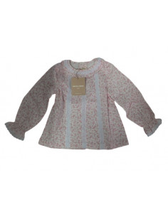 NECK & NECK BABY BLUSA ROSA 12-18 M
