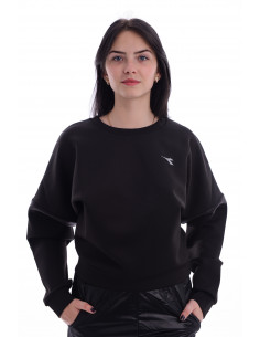Diadora Felpa Nero Donna