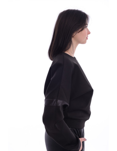 Diadora Felpa Nero Donna