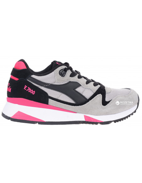 Diadora Sneakers V7000 Nyl Ii Grigio Cenere E Nero
