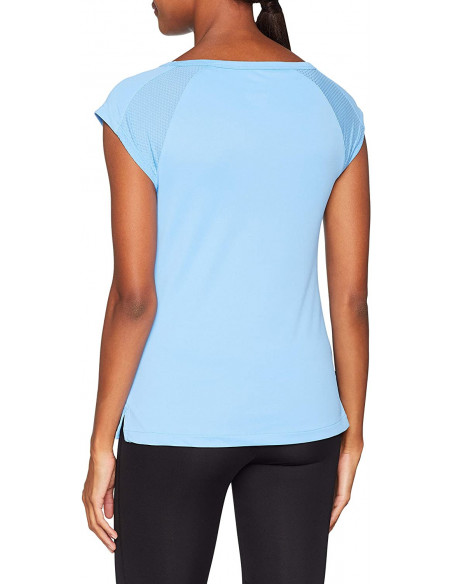 Diadora T-Shirt Azzurro Regular Fit, Donna