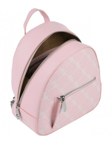 ZAINO B SIGNATUREBLU DENIM E ROSA PALLIDO20X26X15