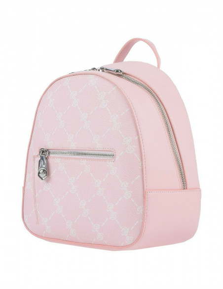 ZAINO B SIGNATUREBLU DENIM E ROSA PALLIDO20X26X15