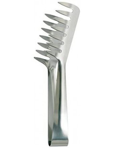 Excelsa Pinza per Spaghetti, Acciaio, Argento