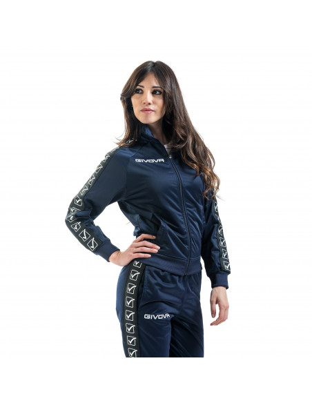 Giacca Tricot Band Givova BA13 Blu Grande Fratello 2020