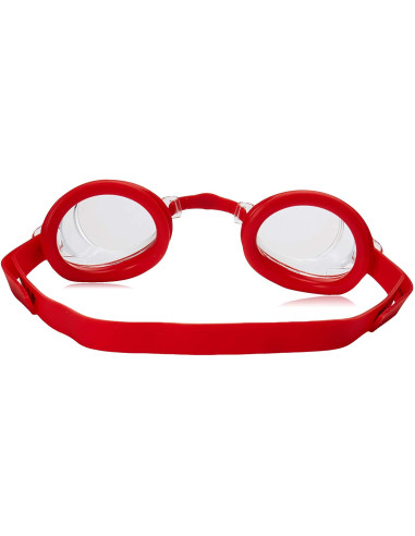 ARENA Bubble 3 Jr, Occhialini Unisex Adulto Colore rosso