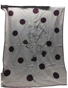 HAPPY PEOPLE COPERTA GRIGIO