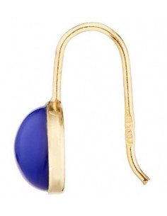 Orecchini "Dolce Montana Hippie Gold� Argento 925 Placcato Oro Giallo Pietre Semipreziose 2