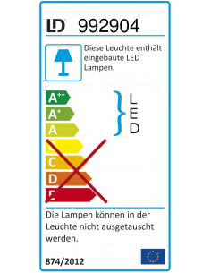 Lampada Da Parete E Soffitto Sofia 2 Fuochi Led, 2x3,8/4 W Cromato 34,5x10x14 cm 2