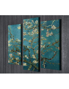 QUADRO DECORATIVO 3 PEZZI IN CANVAS VAN GOGHMULTIC
