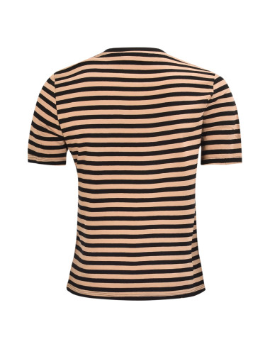 MAGLIETTA STAMPATA COTONE CHALOVE1MARRONE MEDIO