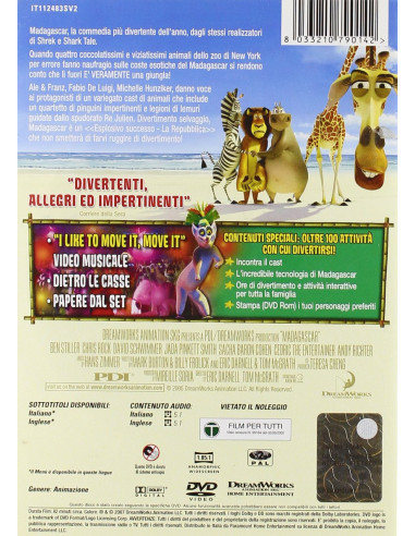 MADAGASCAR DVD