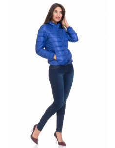 Divine Giacca con cappuccio blu Taglia S