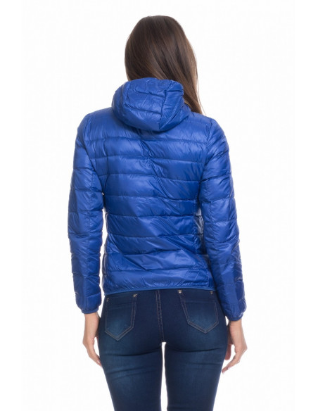Divine Giacca con cappuccio blu Taglia S
