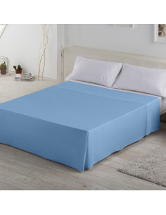 Bella Donna Lenzuolo piatto 50% cotone 50% poliestere 144 fili azzurro