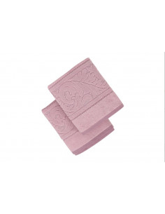 Set 2 Asciugamani Rosa cipria
