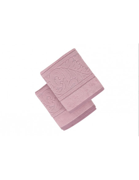 Set 2 Asciugamani Rosa cipria