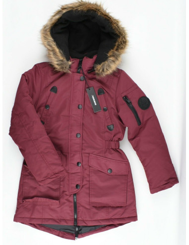Diesel Giubbotto Bambina Jista Bordeaux 4 Anni