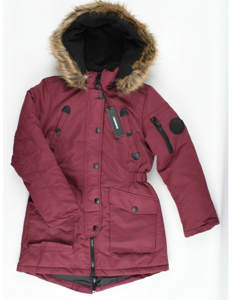 Diesel Giubbotto Bambina Jista Bordeaux 4 Anni
