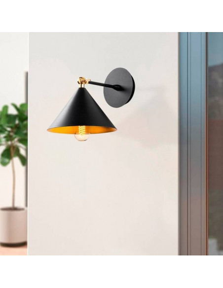 Sheen Lampada da parete Cradle - 185BLACK-A
