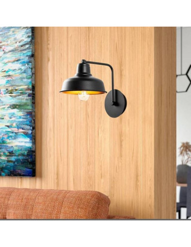 Sheen Lampada da parete Cradle 181BLACK-A nera