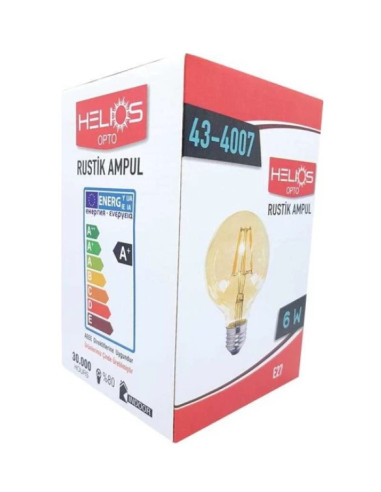 Lampadina Hellios Rustica 43-4007 6W E27
