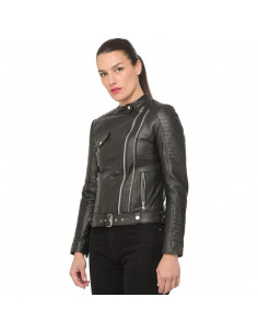 Giacca in pelle da donna Isaco & Kawa leather jacket