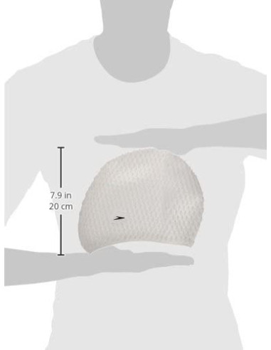 New Speedo-Cuffia Colore Bianco