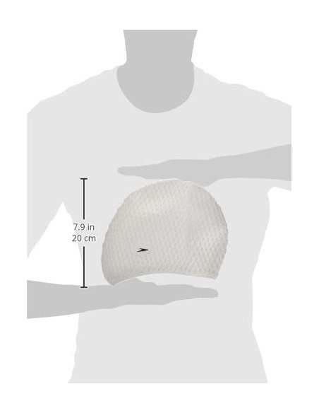 New Speedo-Cuffia Colore Bianco