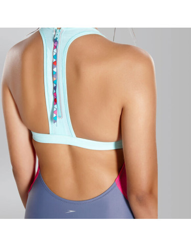 Speedo Luna Visiona Costume da Bagno Donna collo alto
