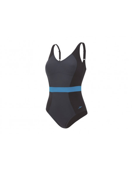 Speedo Costume Da Bagno Donna Sculpture Crystalgleam Nero/grigio