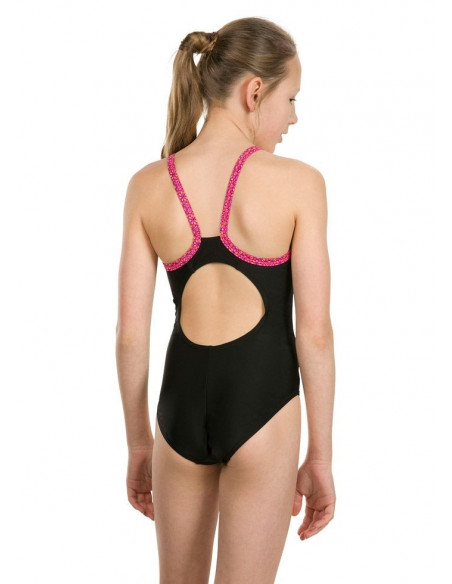 Speedo Costume Ragazza Candy Bounce Nero/Rosa