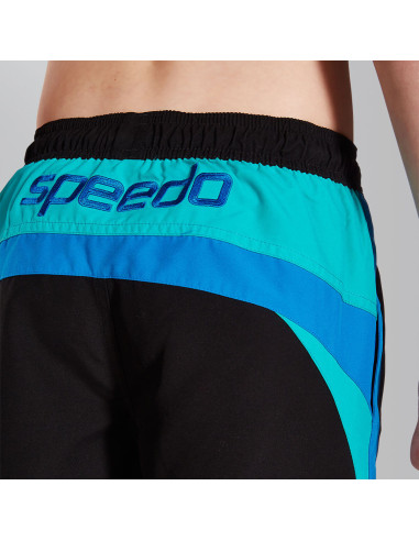 Speedo Pantaloncini da bagno Uomo Logo Yoke Splice Nero